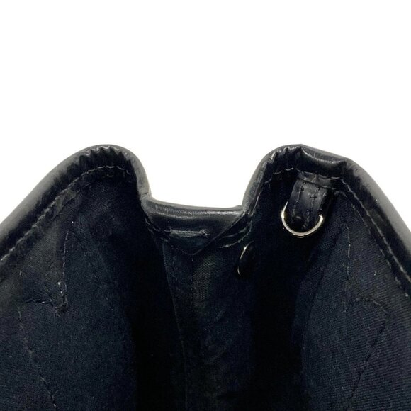 Auth BALENCIAGA Navy Cabas XS 390346 Cream Black Canvas Leather - Tote Bag - Picture 13 of 16